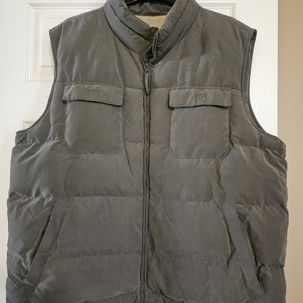 Men's Green Quilted Vest
